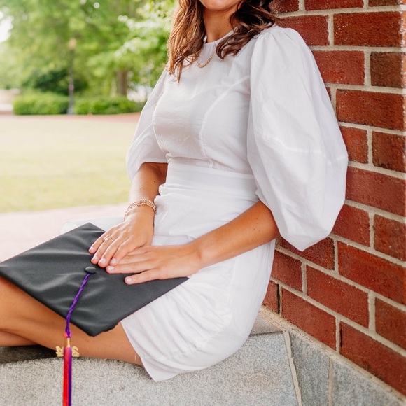 RHODE Pia Dress in White Size XS - Picture 14 of 14